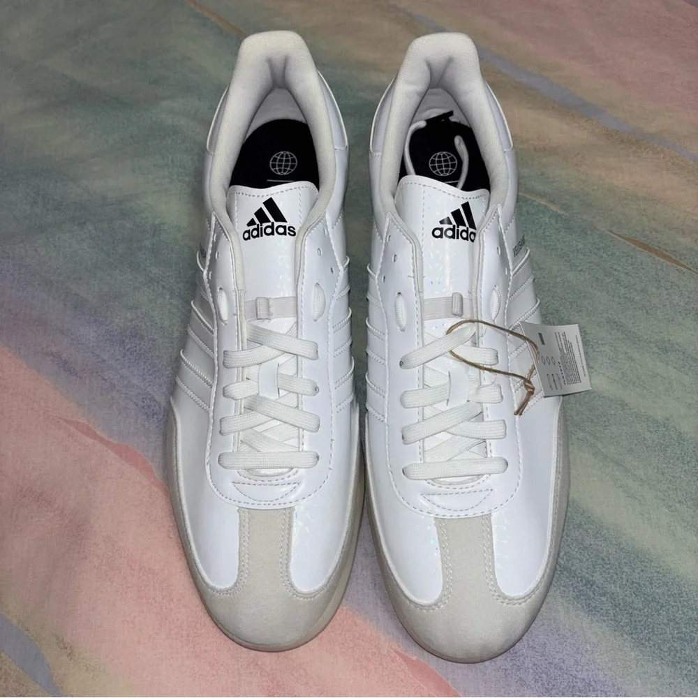 NWT Adidas Vegan Velosamba Cycling Shoes Cloud White - Men's size 13